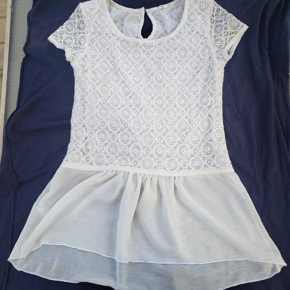 White Lace Blouse